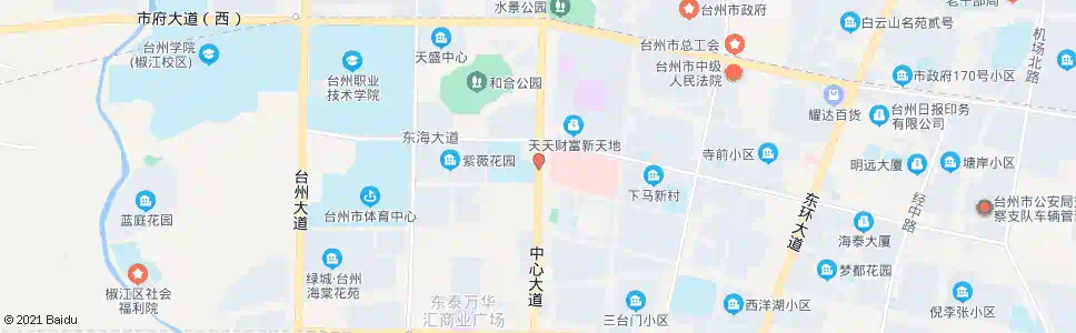 台州市中心医院西_公交站地图_台州公交_妙搜公交查询2025