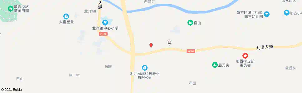 台州百亩洋_公交站地图_台州公交_妙搜公交查询2025