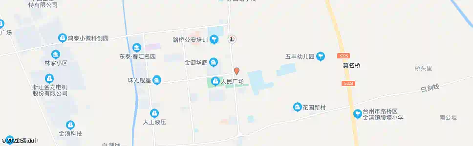 台州金清人民路口_公交站地图_台州公交_妙搜公交查询2025