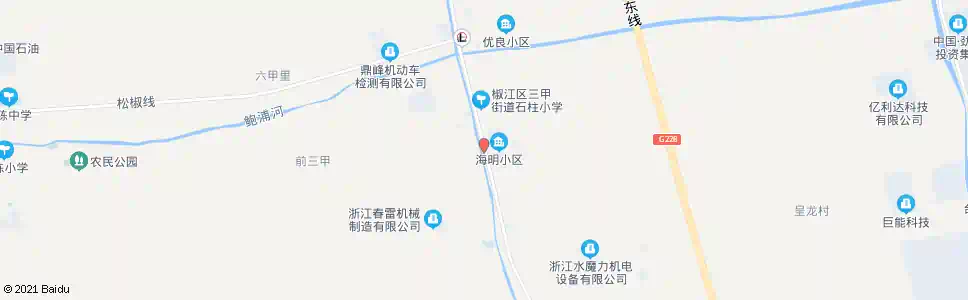台州海明村海岸村_公交站地图_台州公交_妙搜公交查询2025