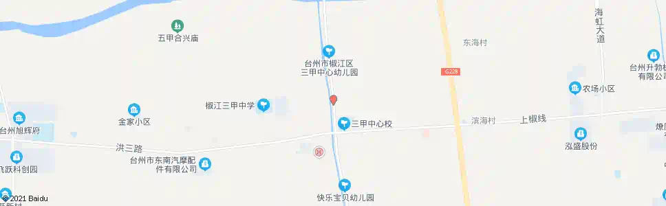 台州三甲后街_公交站地图_台州公交_妙搜公交查询2025