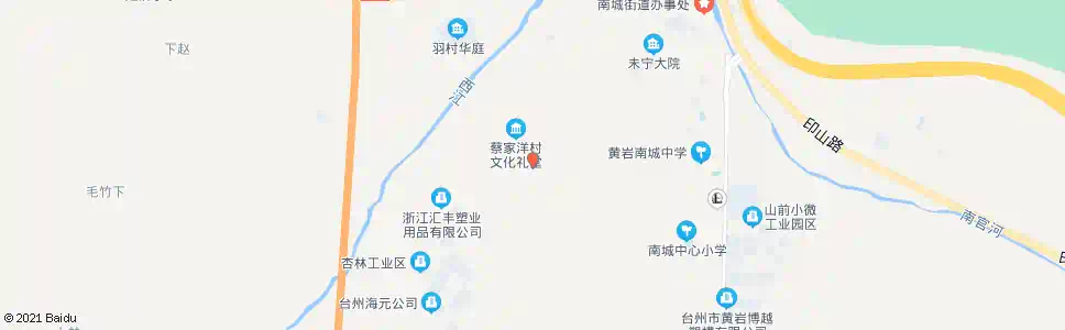 台州蔡家洋_公交站地图_台州公交_妙搜公交查询2025