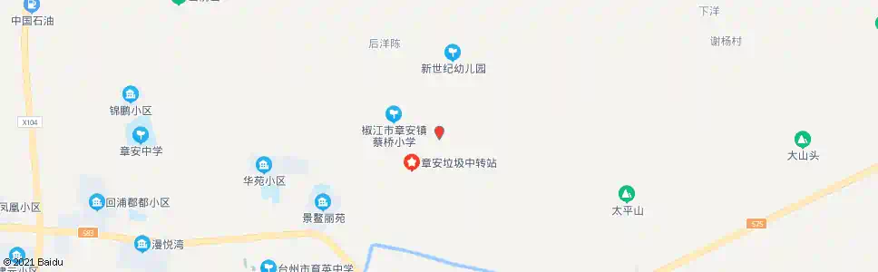 台州蔡桥_公交站地图_台州公交_妙搜公交查询2025