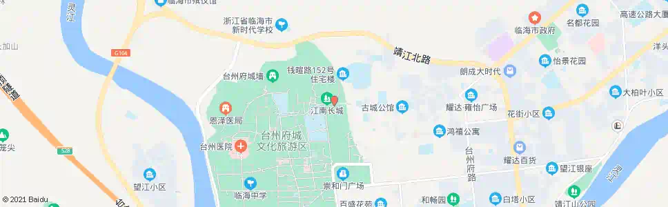 台州江南停车场_公交站地图_台州公交_妙搜公交查询2025