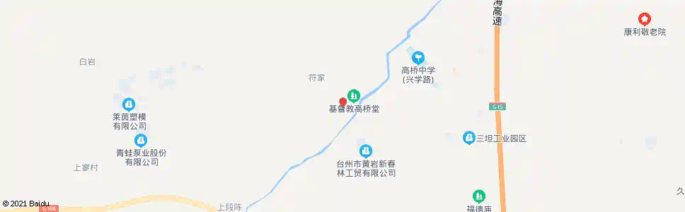 台州蒋屋_公交站地图_台州公交_妙搜公交查询2025