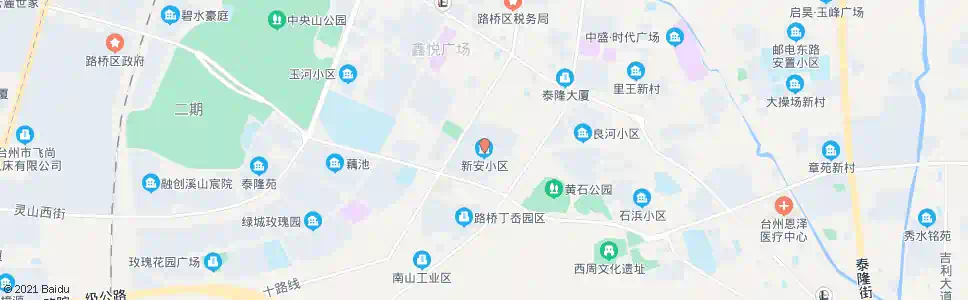 台州新安小区_公交站地图_台州公交_妙搜公交查询2025