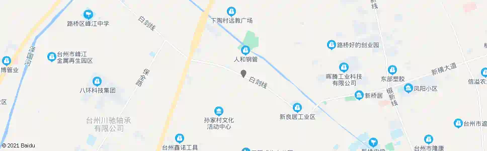 台州蒋僧桥村_公交站地图_台州公交_妙搜公交查询2025