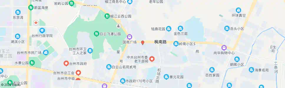 台州枫南小区北_公交站地图_台州公交_妙搜公交查询2025