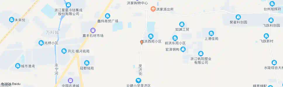 台州前洪村_公交站地图_台州公交_妙搜公交查询2025