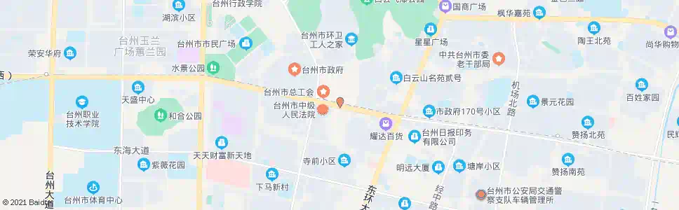 台州市总工会_公交站地图_台州公交_妙搜公交查询2025