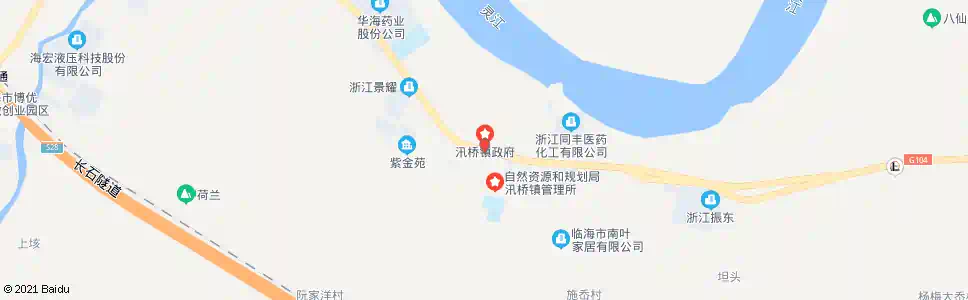 台州汛桥新街_公交站地图_台州公交_妙搜公交查询2025