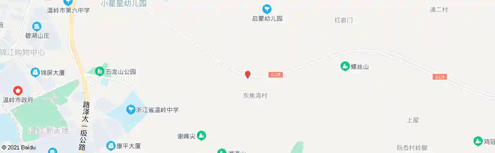 台州东焦湾_公交站地图_台州公交_妙搜公交查询2025