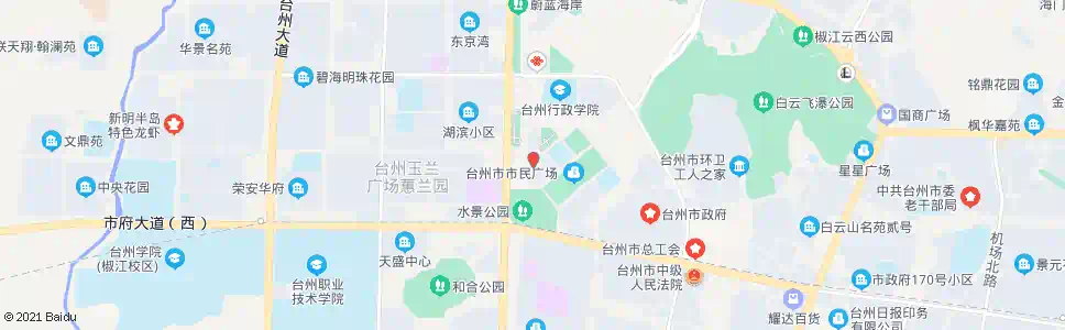 台州爱华国际_公交站地图_台州公交_妙搜公交查询2025