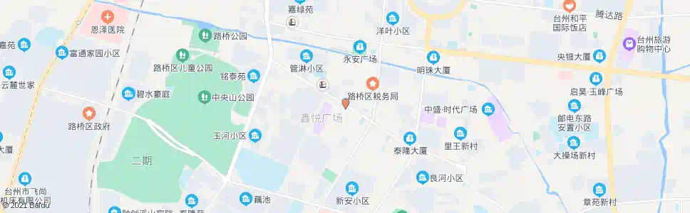台州路桥自来水公司_公交站地图_台州公交_妙搜公交查询2025