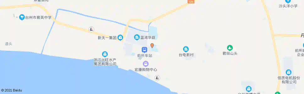 台州前所小学_公交站地图_台州公交_妙搜公交查询2025