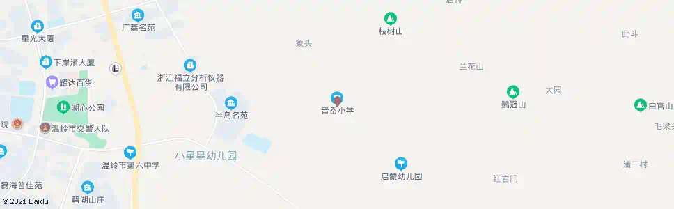 台州晋岙路口_公交站地图_台州公交_妙搜公交查询2025
