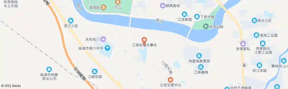 台州江南办事处_公交站地图_台州公交_妙搜公交查询2025