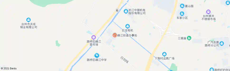 台州峰江街道_公交站地图_台州公交_妙搜公交查询2025