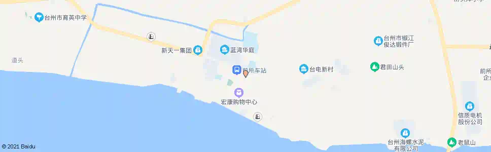 台州二大街_公交站地图_台州公交_妙搜公交查询2025