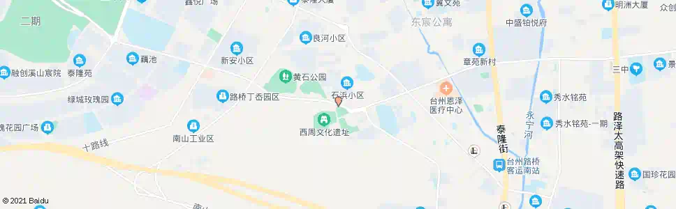 台州石浜公园_公交站地图_台州公交_妙搜公交查询2025