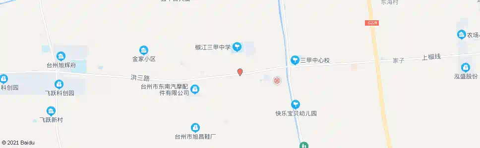 台州三甲中学_公交站地图_台州公交_妙搜公交查询2025