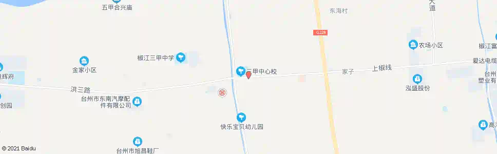 台州三甲中心校_公交站地图_台州公交_妙搜公交查询2025