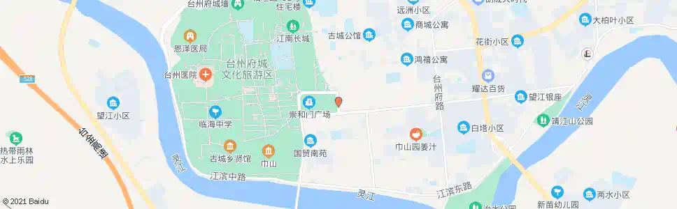 台州崇和门_公交站地图_台州公交_妙搜公交查询2025