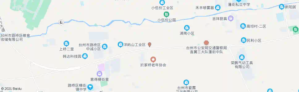 台州山下李村_公交站地图_台州公交_妙搜公交查询2025