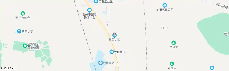 台州白云小区_公交站地图_台州公交_妙搜公交查询2025