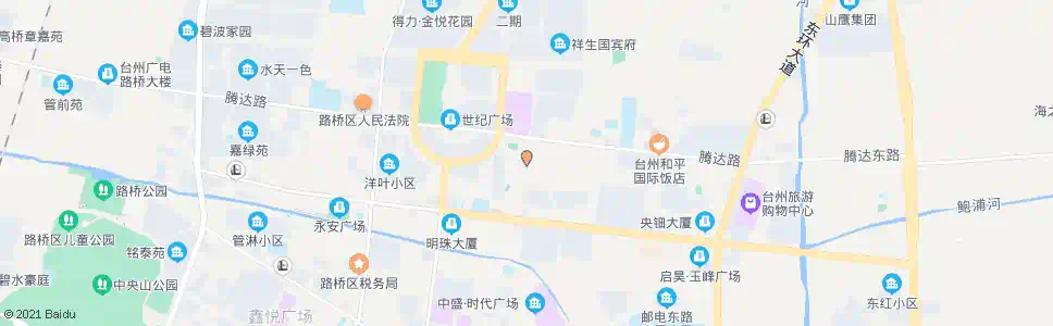 台州蔡於新村_公交站地图_台州公交_妙搜公交查询2025