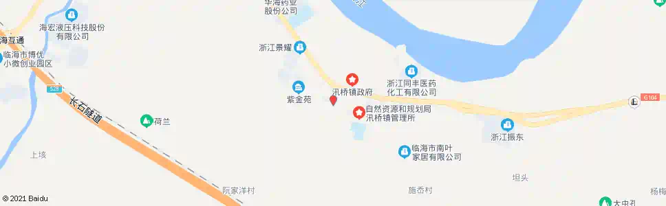 台州蒋山路口_公交站地图_台州公交_妙搜公交查询2025