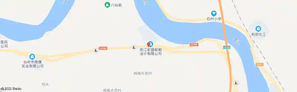 台州杨梅造船厂_公交站地图_台州公交_妙搜公交查询2025