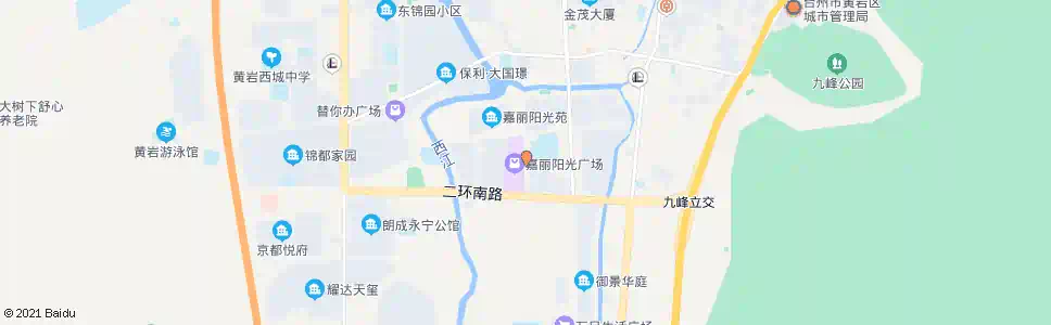 台州嘉丽阳光广场_公交站地图_台州公交_妙搜公交查询2025