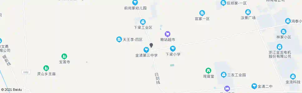 台州下梁中学_公交站地图_台州公交_妙搜公交查询2025