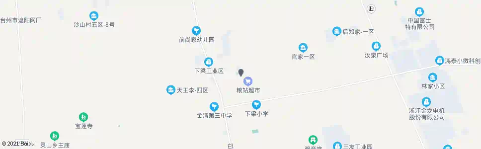 台州下梁村部_公交站地图_台州公交_妙搜公交查询2025