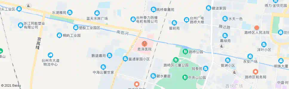台州恩泽医院_公交站地图_台州公交_妙搜公交查询2025