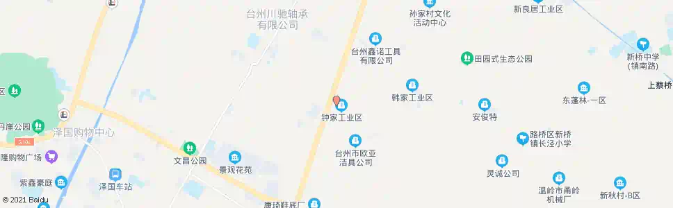 台州钟家菜场_公交站地图_台州公交_妙搜公交查询2025