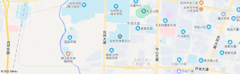 台州体育中心_公交站地图_台州公交_妙搜公交查询2025