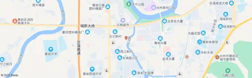 台州供水大厦_公交站地图_台州公交_妙搜公交查询2025