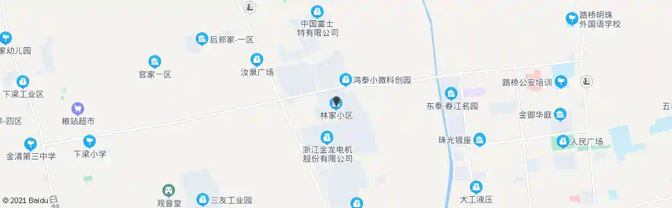 台州林家小区_公交站地图_台州公交_妙搜公交查询2025