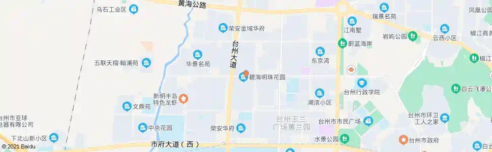 台州碧海明珠_公交站地图_台州公交_妙搜公交查询2025