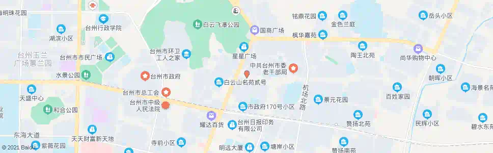 台州开元小区北_公交站地图_台州公交_妙搜公交查询2025