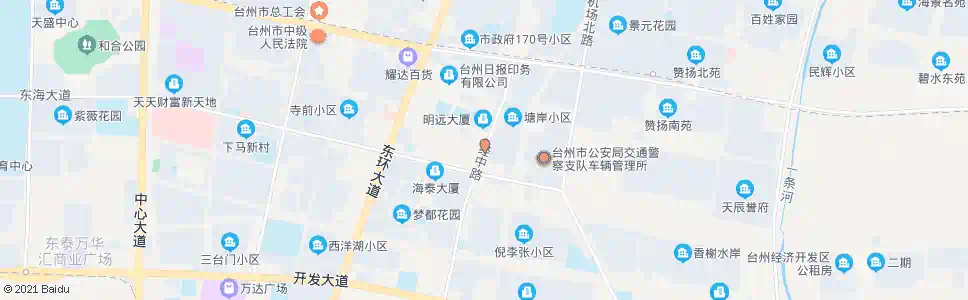 台州经中路小商品市场_公交站地图_台州公交_妙搜公交查询2025