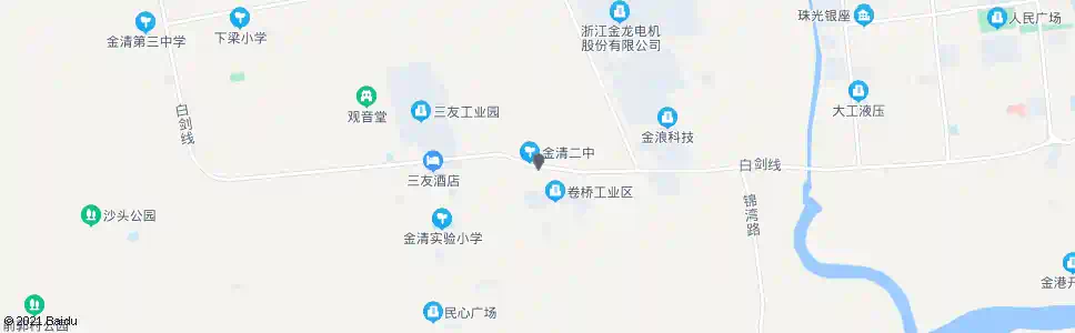 台州卷桥中学_公交站地图_台州公交_妙搜公交查询2025
