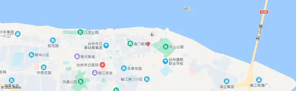 台州东山公园_公交站地图_台州公交_妙搜公交查询2025