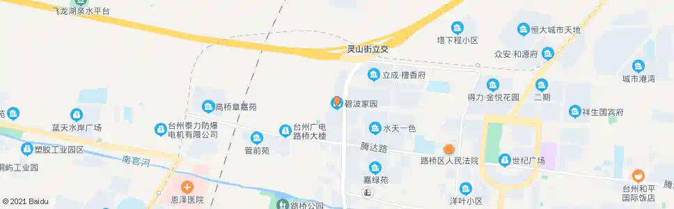 台州碧园小区_公交站地图_台州公交_妙搜公交查询2025