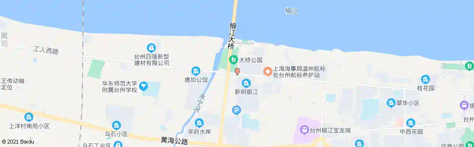 台州大桥公园_公交站地图_台州公交_妙搜公交查询2025