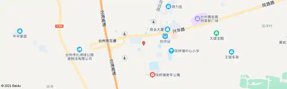台州院桥西路_公交站地图_台州公交_妙搜公交查询2025
