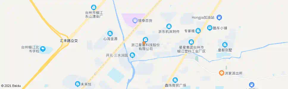 台州星星工业园区_公交站地图_台州公交_妙搜公交查询2025