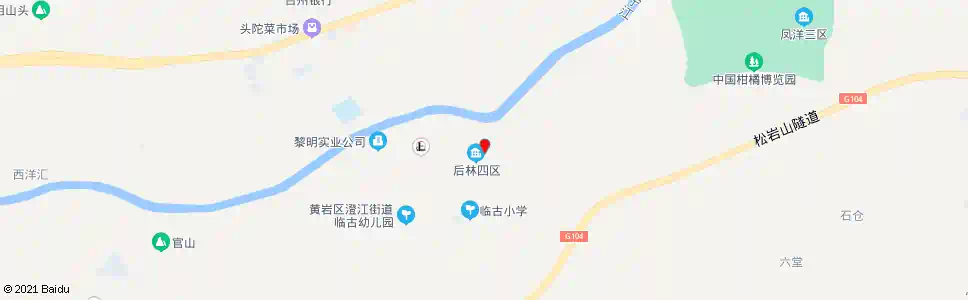 台州后林_公交站地图_台州公交_妙搜公交查询2025